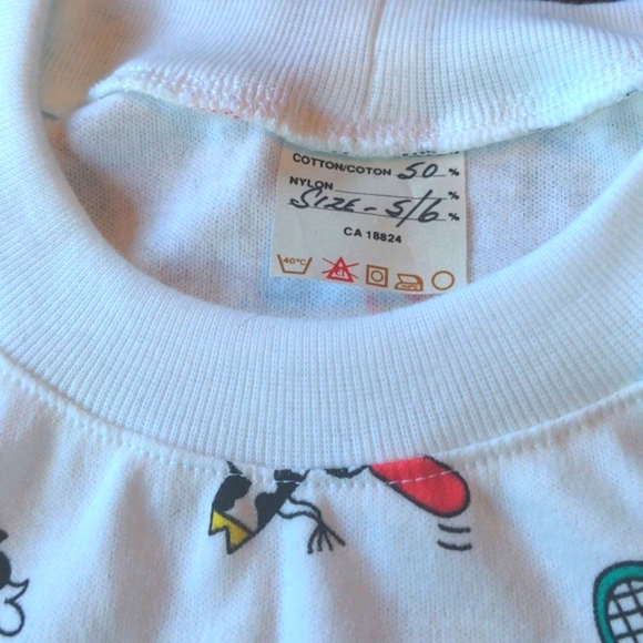 ❤️ COW Sport Cows Pajama Bottoms Pants For Kids Size 5/6 - Picture 5 of 6